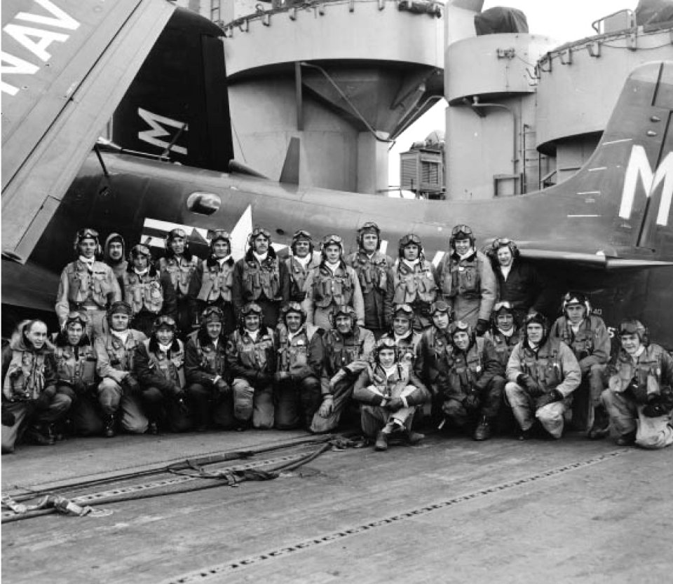 VA-65 pilots on USS Philippine Sea (CV-47) in 1951