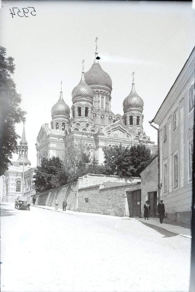 Vaade Pikast jalast Püha Aleksander Nevski katedraalile, AM N05954