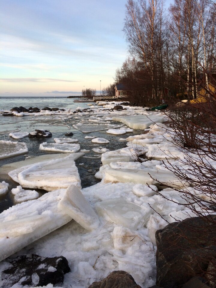 Spring ice movement