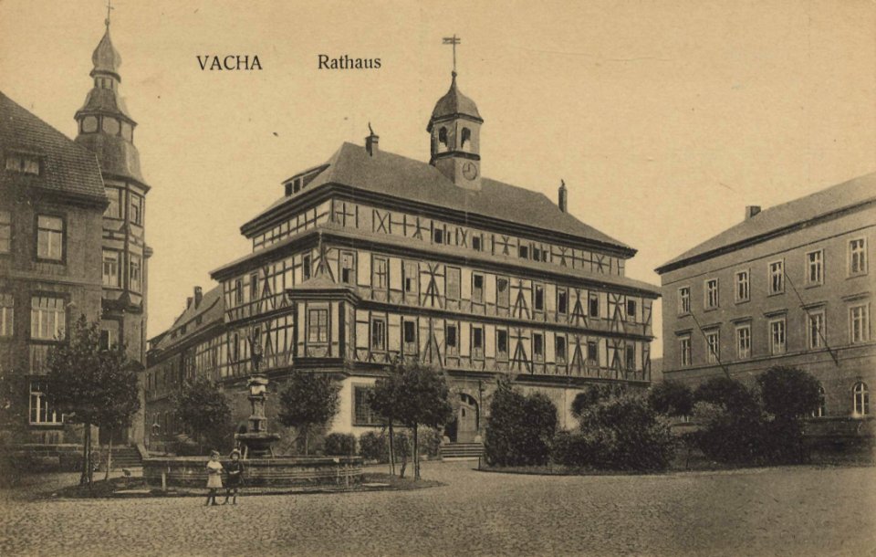 Vacha, Thüringen - Rathaus (Zeno Ansichtskarten)
