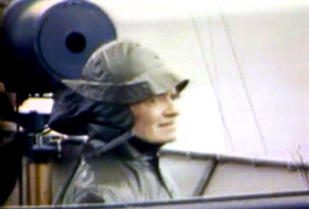 VAdm Halsey on USS Enterprise (CV-6) in April 1942