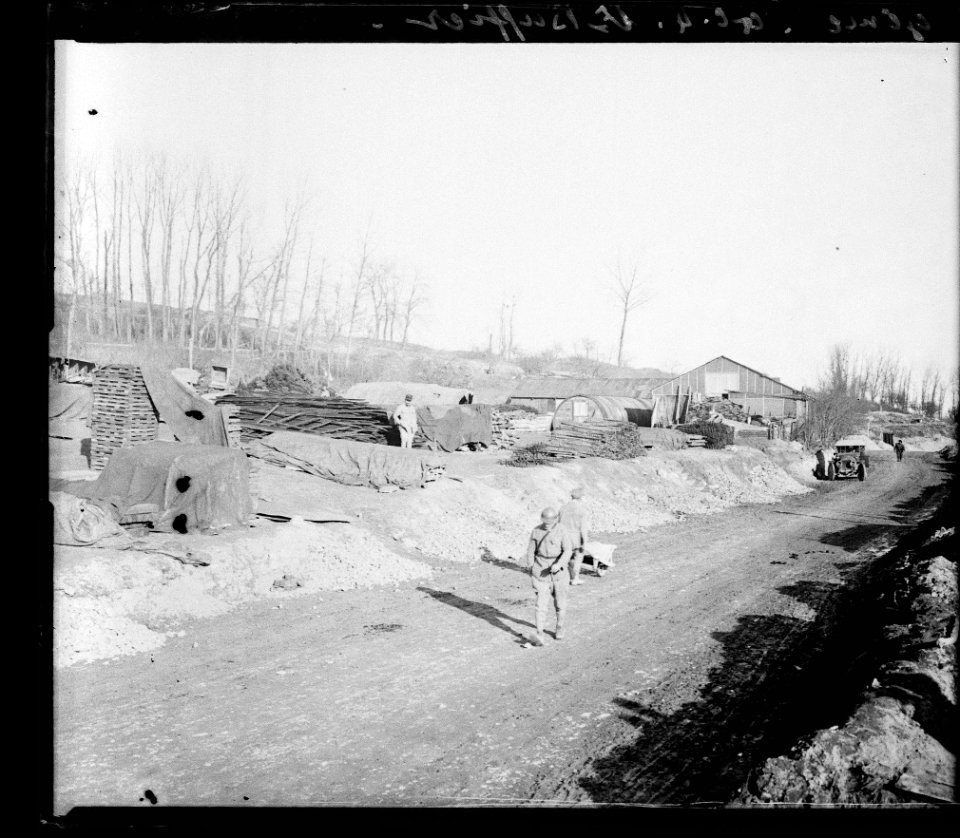 Vailly. Parc du génie GC4 et Buffier - Fonds Berthelé - 49Fi1271-1