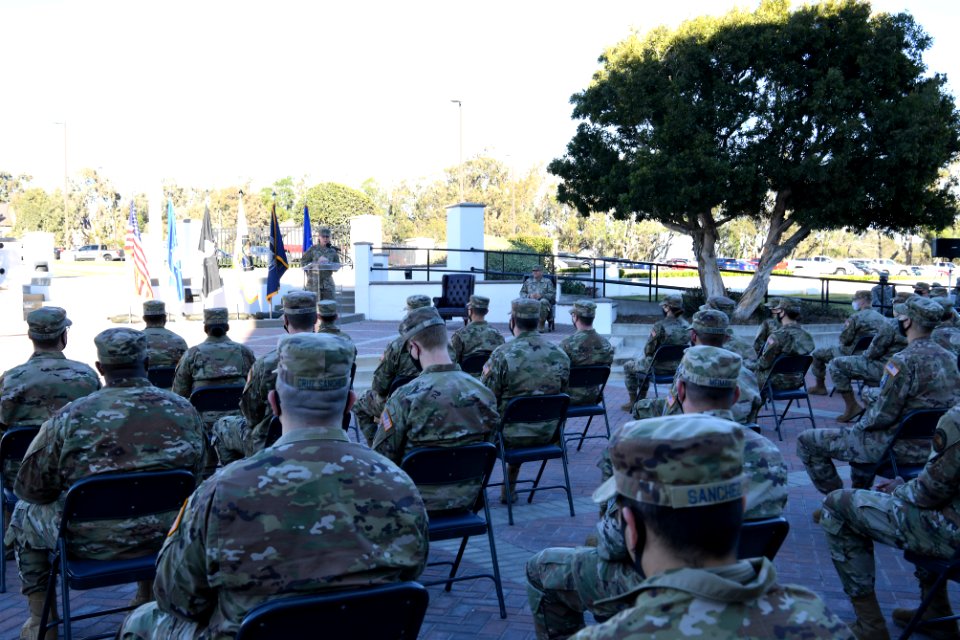 VAFB's non-space related career field USSF Transfer Ceremony (2)