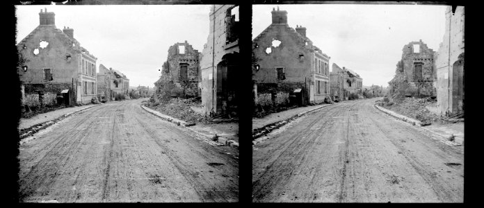 Vailly. Ruines - Fonds Berthelé - 49Fi1291