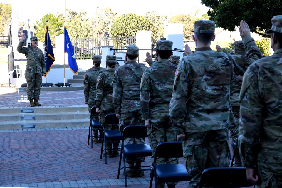 VAFB's non-space related career field USSF Transfer Ceremony (6)