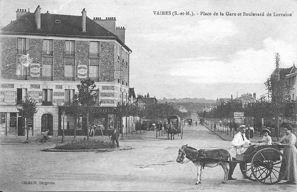Vaires-Place de la Gare et Boulevard de Lorraine