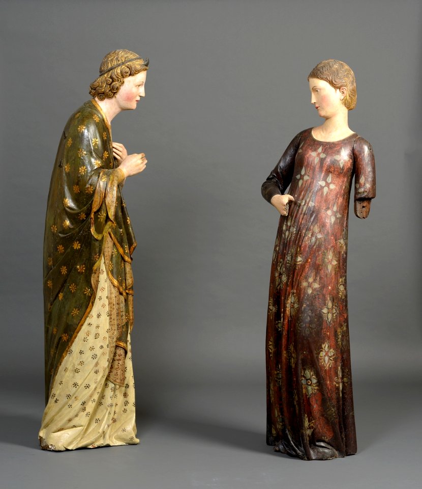 L'annonciation, l'ange & L'annonciation, la vierge - Anonyme (D 234 & D 235)