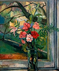 Fleurs devant la fenêtre (1930) Suzanne Valadon (Veletržní palác, Prague)
