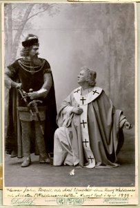 Valdemarsskatten, Kungliga teatern 1899. Rollporträtt - SMV - H3 055