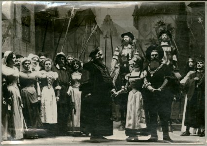Valborgsmessa, Kungliga teatern 1902. Föreställningsbild - SMV - H13 001