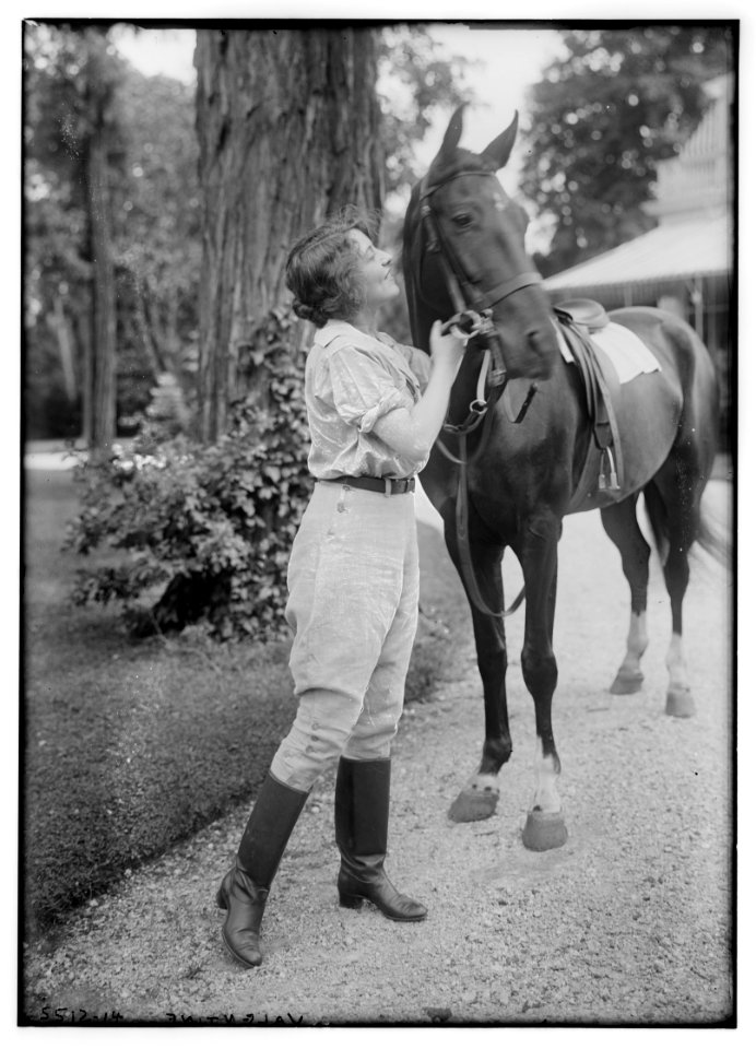 Valentine (& horse) LCCN2014712958