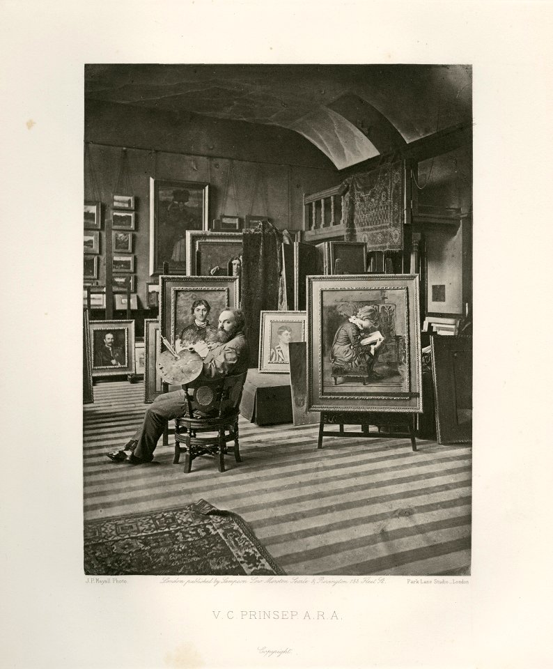 Valentine Cameron Prinsep by J. P. Mayall
