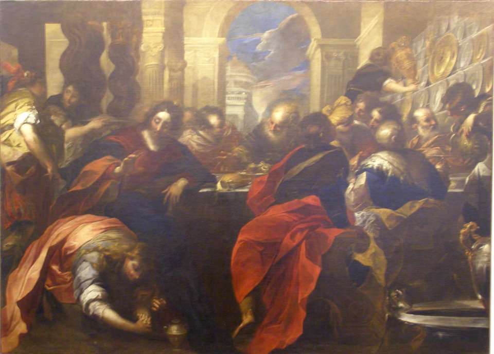 Valerio Castello Cena in casa di Simone il Fariseo