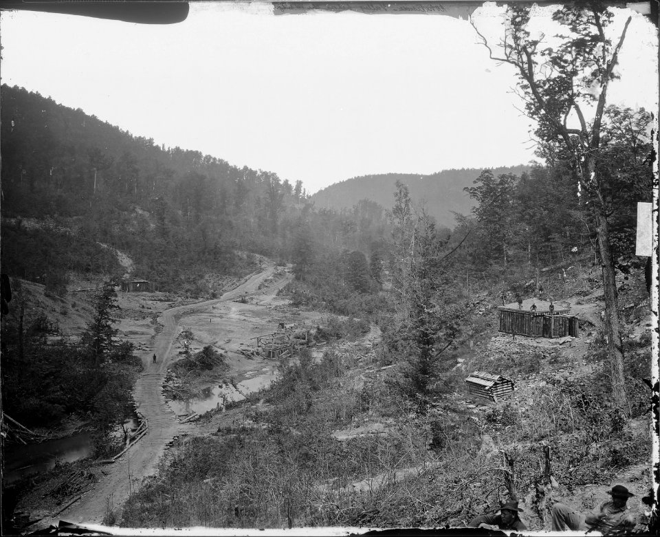 Valley below the bridge, Whiteside, Tenn - NARA - 528853