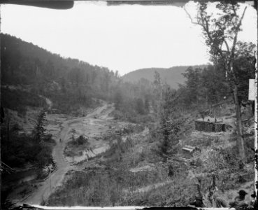 Valley below the bridge, Whiteside, Tenn - NARA - 528853