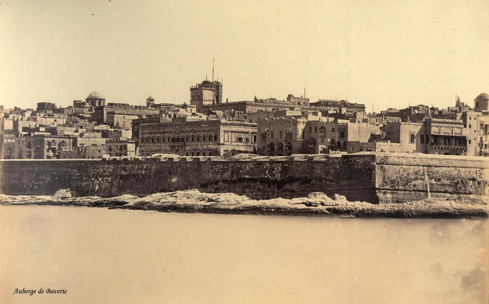 Valletta, Auberge de Baviere (Circa 1864)