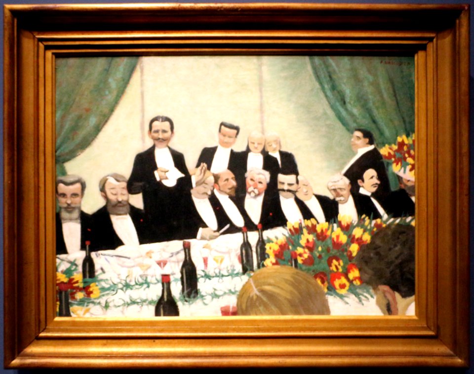 Félix vallotton, il toast, 1902