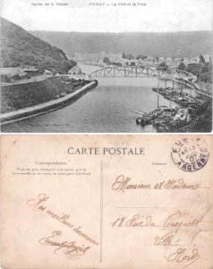 Vallée de la Meuse – Fumay — Le Port et le Pont vº-rº