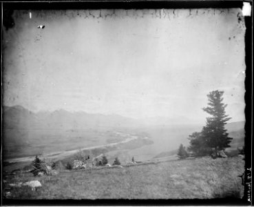 Valley of the Yellowstone, looking south from the first canyon, Park County, Montana. - NARA - 516823