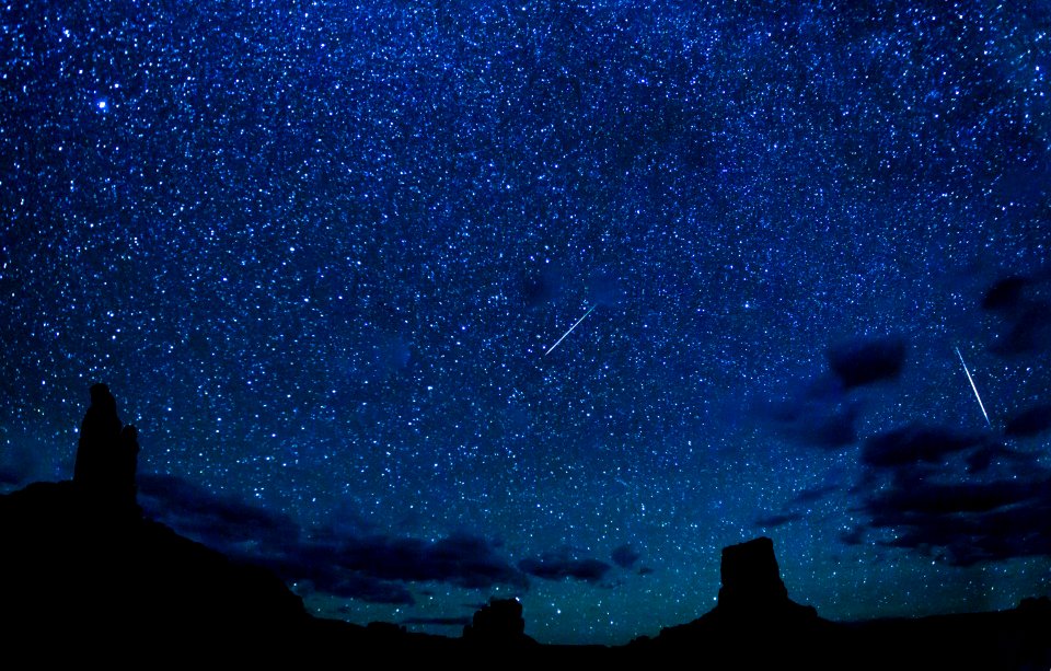 Valley of the Gods at night