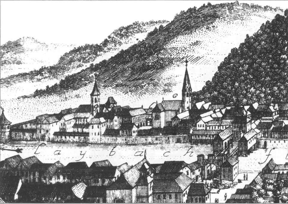 Valvasorjeva veduta Ljubljane 1679