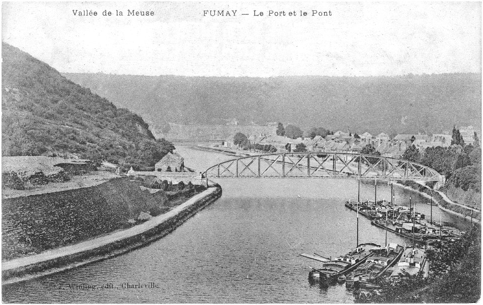 Vallée de la Meuse – Fumay — Le Port et le Pont