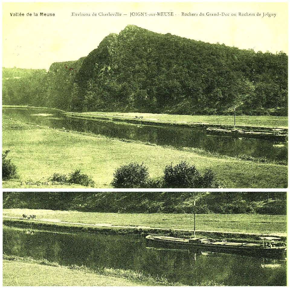 Vallée de la Meuse – Environs de Charleville — Joigny-sur-Meuse - Rochers du Grand-Duc ou Rochers de Joigny (02)