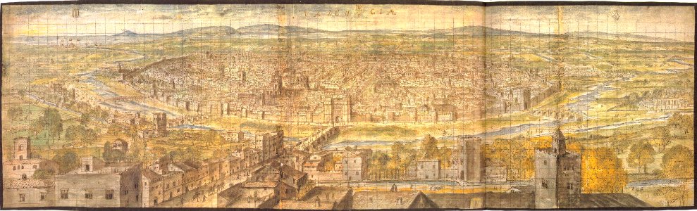 València el 1563, per Anton van den Wyngaerde photo