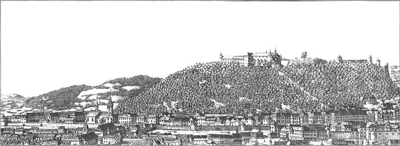 Valvasorjeva veduta Ljubljane 1681