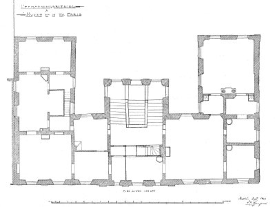 Van der Nootska palatset, planritning 1 tr