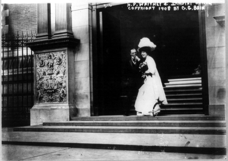 Vanderbilt-Szechenyi wedding, NYC, Jan. 27, 1908- H.P. Whitney and Dorothy Whitney LCCN2004672377