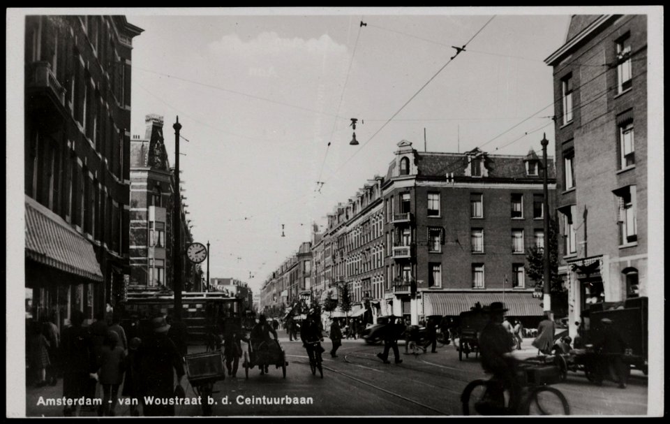 Van Woustraat bij kruising Ceintuurbaan, Afb PRKBB00249000003