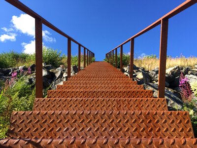Nature summer stairs