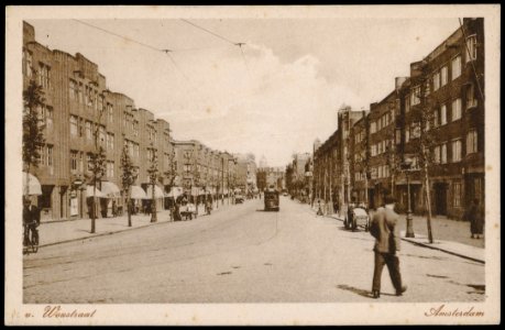 Van Woustraat vlak bij Amstelkanaal, Afb PRKBB00249000008