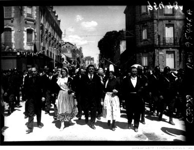 Vannes, Union France-Bretagne 1532-1932, Mr Herriot se rend à l'Hôtel de ville