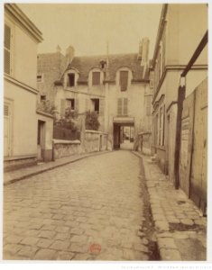 Vanves.Vieille maison passage de l'Église.Atget Eugène btv1b10519078x 1
