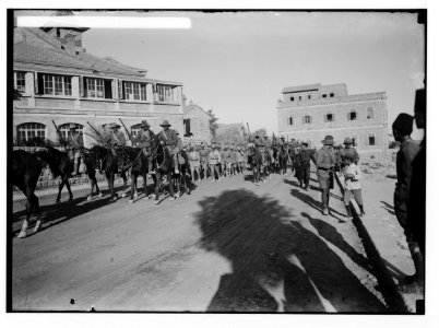 Various results of the war. German prisoners of war in Jerusalem. LOC matpc.02266