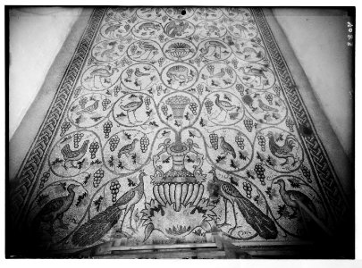 Various subjects of archaeological interest. Mosaic floor near the Damascus Gate. Sect. II (Armenian from the 7th century A.D.). LOC matpc.03022