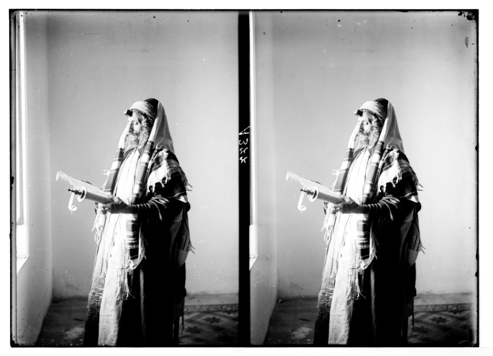 Various types, etc. Jew arrayed for prayer. LOC matpc.05305