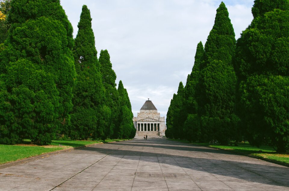 Pathway building shrine photo