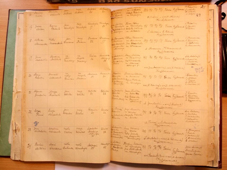 Varėnos RKB 1914 1918-1936 santuokų metrikų knyga 046