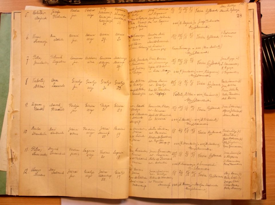 Varėnos RKB 1914 1918-1936 santuokų metrikų knyga 032