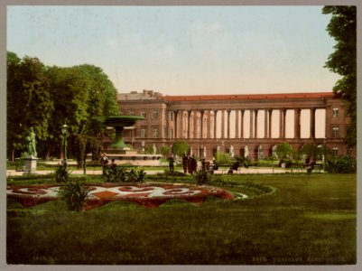 Varsovie. Le Jardin de Saxe. LOC ppmsca.52708