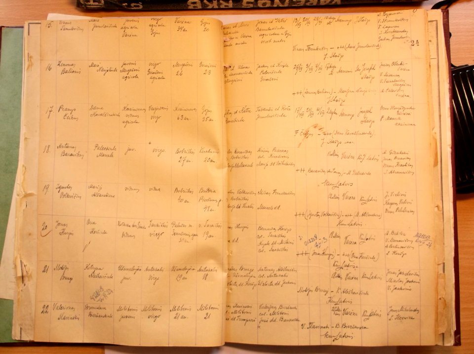 Varėnos RKB 1914 1918-1936 santuokų metrikų knyga 028