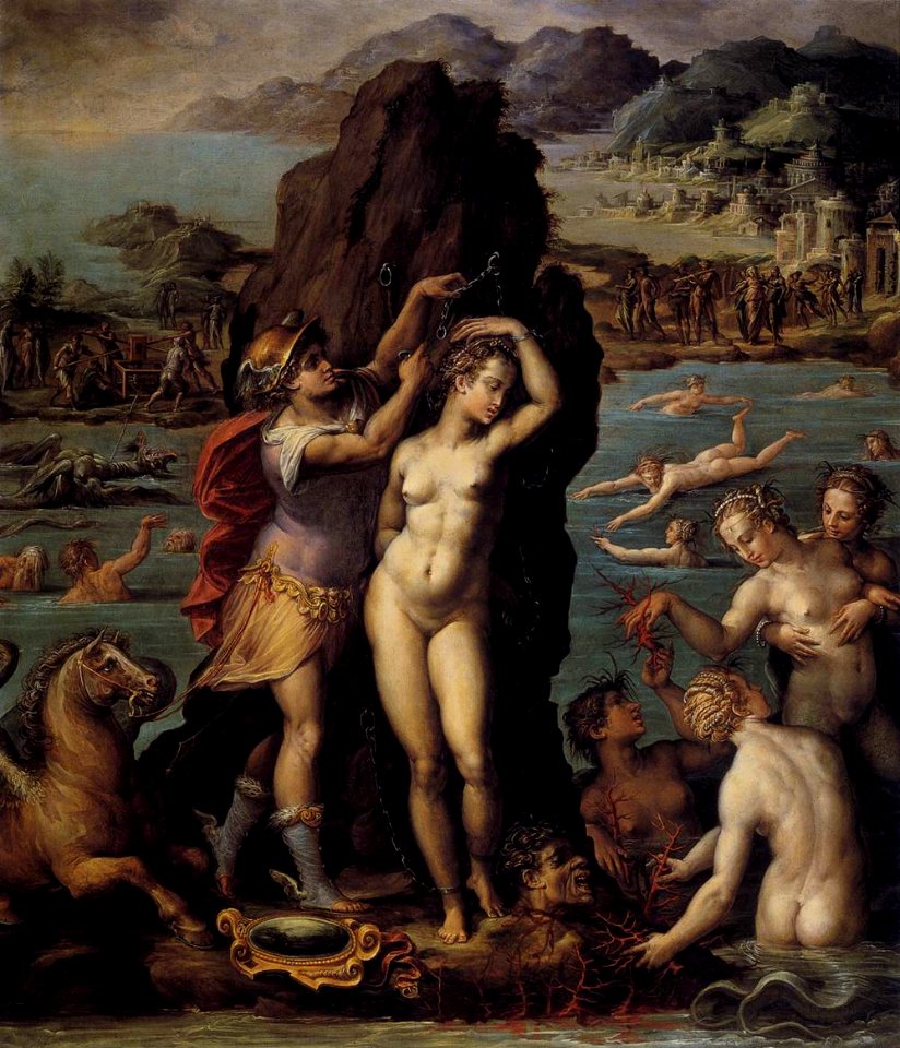 Vasari, perseo e andromeda, studiolo