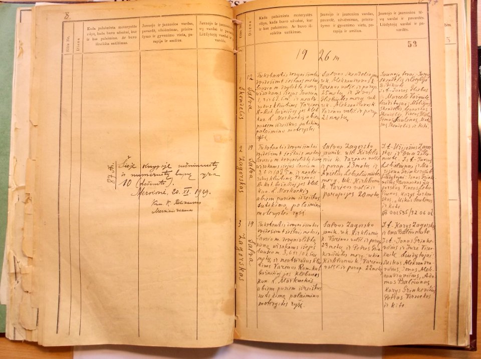 Varėnos RKB 1914 1918-1936 santuokų metrikų knyga 057