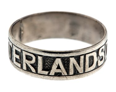 Vaterlandsdank-ring i silver, 1914 - Hallwylska museet - 110197 photo