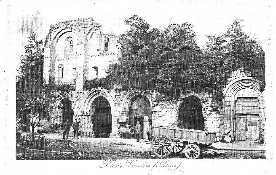Vauclerc les bâtiments sous occupation allemande avant 1917