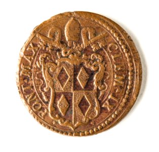 Vatikanskt mynt. Pont Max Clem IX - Skoklosters slott - 109940
