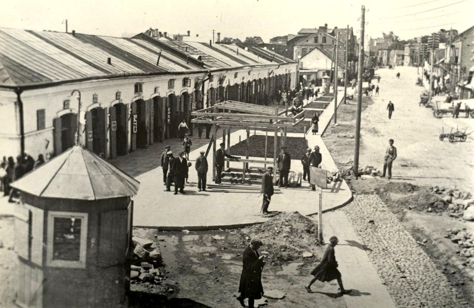 Vaŭkavysk, Kramianickaja-Rynak. Ваўкавыск, Крамяніцкая-Рынак (1935)